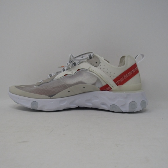Nike React Element 87 Sail Light Bone Size 10.5 - Picture 7 of 8